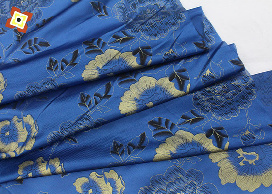 Chaîne tricotant imprimant la poudre chaude d'or de tissu de matelas de Pengji de polyester