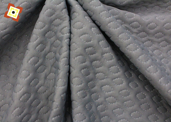 L'or et l'argent refroidissent la taie d'oreiller en bambou en soie Graphene matériel de matelas de mémoire de tissu de fibre