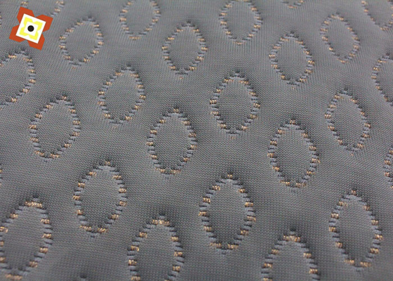 L'or et l'argent refroidissent la taie d'oreiller en bambou en soie Graphene matériel de matelas de mémoire de tissu de fibre