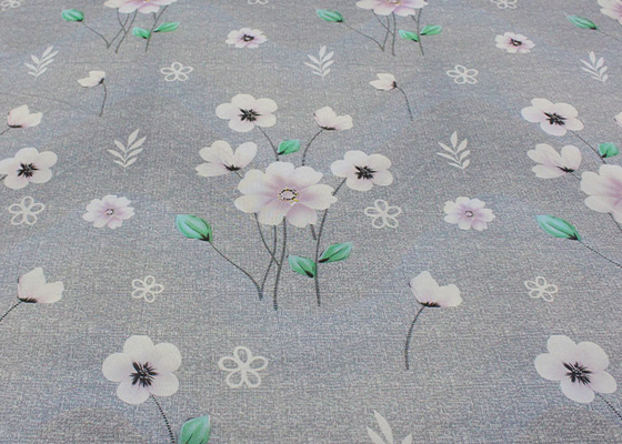 Polyester 100% imprimé de matte de tissu de taie d'oreiller de matelas tricoté par chaîne