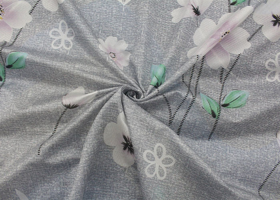 Polyester 100% imprimé de matte de tissu de taie d'oreiller de matelas tricoté par chaîne