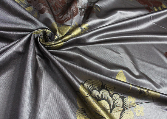 Vente en gros de textiles pour la maison 75 GSM Tissu de matelas imprimé en or 100 Tissu de matelas en polyester