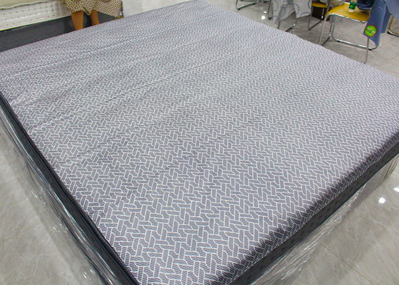Personnalisation imprimée par polyester piquante de tissu de matelas tricotée par chaîne