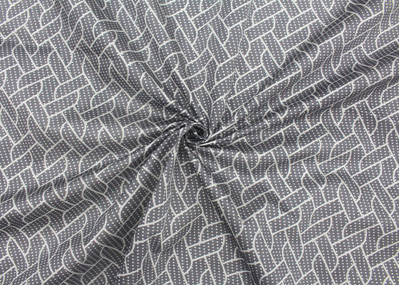 Personnalisation imprimée par polyester piquante de tissu de matelas tricotée par chaîne