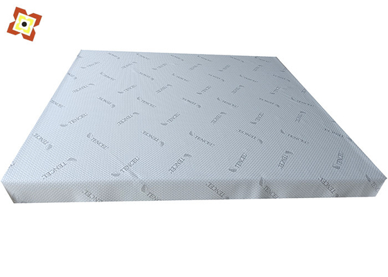 Le matelas tricoté de jacquard a piqué le tissu en bambou modal d'oreiller de mémoire de fibre de polyester de tissu