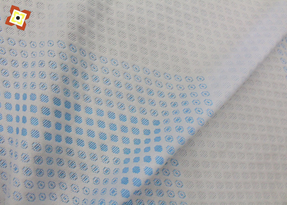 Rétrécissement de tissu de coutil de matelas de latex d'oreiller de mémoire de jacquard résistant