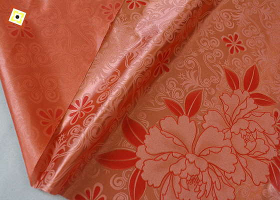 Le tissu piquant de matelas orange tissé déforment l'impression de tricotage