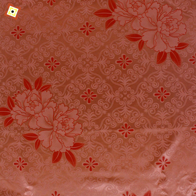 Le tissu piquant de matelas orange tissé déforment l'impression de tricotage
