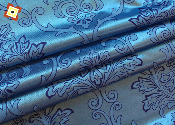 Tissu de satin de Jacquard de relief par soie de literie pour le toucher doux de textile à la maison de tapisserie d'ameublement de couverture de matelas