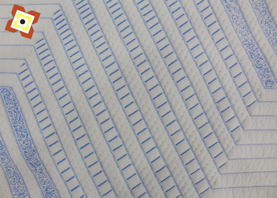 impression numérique faite sur commande de tissu de matelas de jacquard tricotée par balle 160gsm