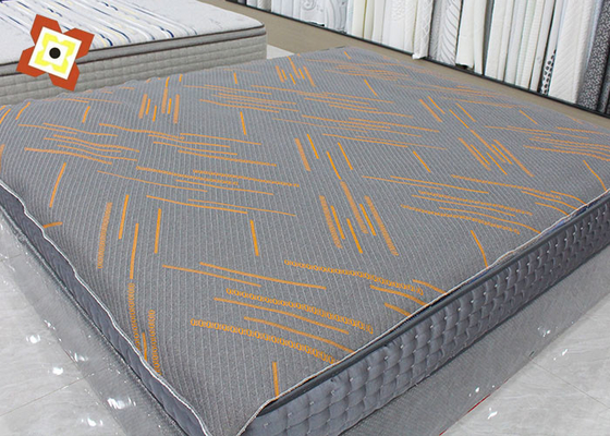 Guangzhou en gros Matraque à oreiller étirable Tissu à couette Tricot Jacquard Couche aérienne Modal Tissu de matelas gris