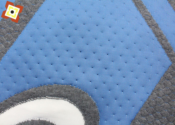 Tissu stratifié imperméable piquant de matelas d'oreiller de jacquard de fibre de bambou de tissu de matelas de couche d'air de Graphene