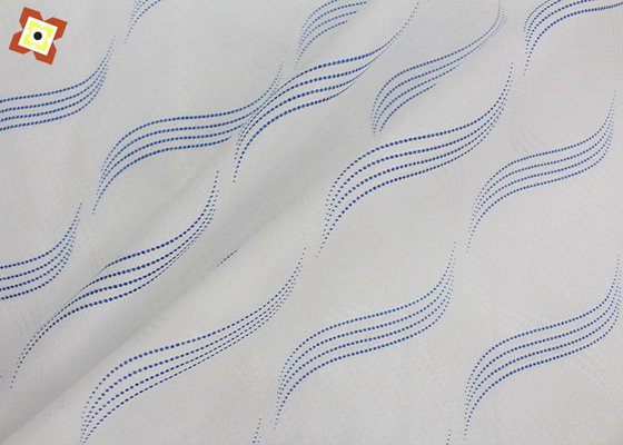 Le tricot imprimé par pongé tissé a tricoté le tissu pour la literie à la maison de textile