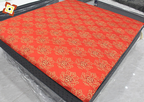 Largeur piquante du tissu 250cm de matelas de poudre d'or de polyester