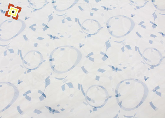 Fabricant de tissus textiles en gros Vente à bas prix Impression blanche Polyester Tissu tricoté Tissu de matelas