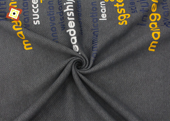 Tissu tricoté dégrossi double de ressort de jacquard pour le matelas, fil tourné