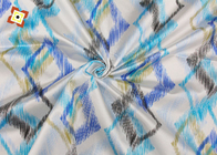 Tissu piquant de matelas d'impression géométrique de polyester 55gsm