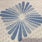 Le GV a réutilisé le polyester 160gsm a tricoté le tissu de jacquard pour la literie