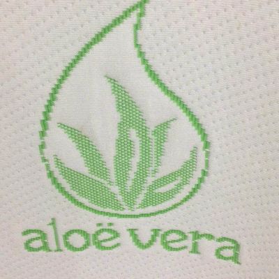 Le vert 2.2m 240gsm large a tricoté le tissu de jacquard pour le matelas