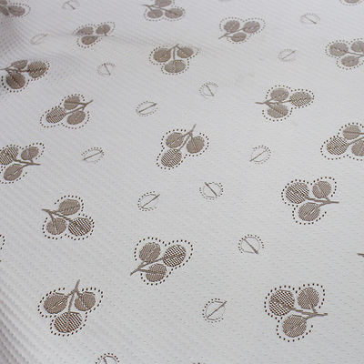 Tissu de tricotage du jacquard 160gsm tissé par polyester respirable pour la couverture de matelas