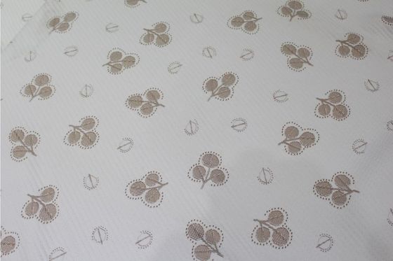 Tissu de tricotage du jacquard 160gsm tissé par polyester respirable pour la couverture de matelas