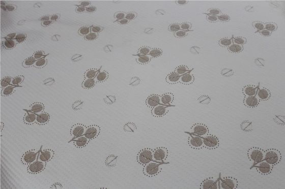 Tissu de tricotage du jacquard 160gsm tissé par polyester respirable pour la couverture de matelas