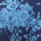 Larme de tissu de matelas de polyester du bleu marine d'OEM 70g/M2 résistante
