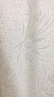 Tissu réutilisé pliable de tricot du polyester 70g/M2 avec la copie de fleur blanche
