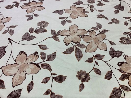 RoHS a balayé le tissu de polyester, 100gsm a balayé le tissu de tricot