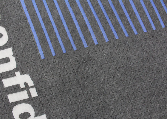 Couche imperméable d'air de polymère de textile de maison de polyester de tissu de matelas de jacquard