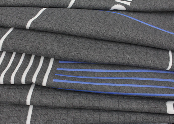 Couche imperméable d'air de polymère de textile de maison de polyester de tissu de matelas de jacquard