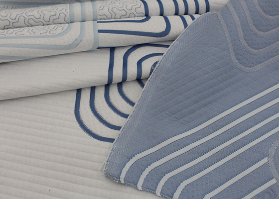 Couche de impression géométrique d'air de tissu de matelas de latex de jacquard