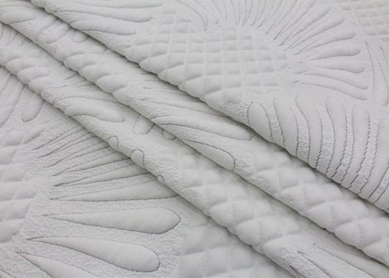 Le tissu piquant adapté aux besoins du client de matelas de Simmons d'oreiller a tricoté le latex teint par fil de jacquard