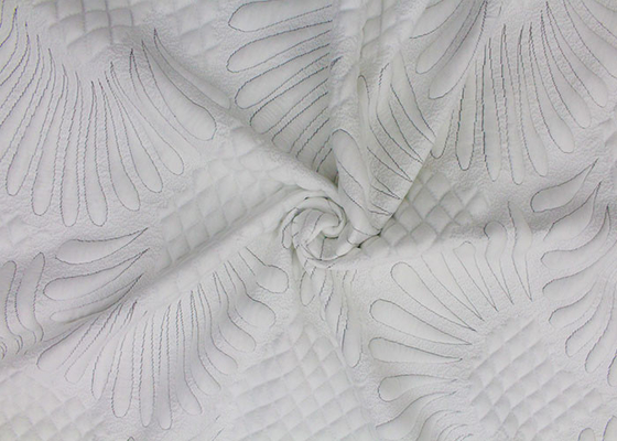 Le tissu piquant adapté aux besoins du client de matelas de Simmons d'oreiller a tricoté le latex teint par fil de jacquard