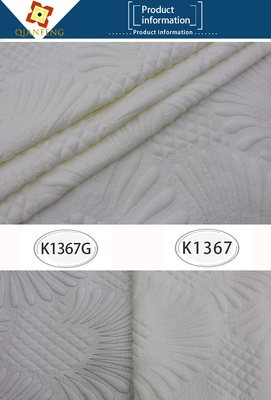 Le tissu piquant adapté aux besoins du client de matelas de Simmons d'oreiller a tricoté le latex teint par fil de jacquard