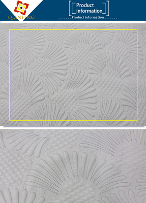 Le tissu piquant adapté aux besoins du client de matelas de Simmons d'oreiller a tricoté le latex teint par fil de jacquard