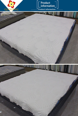 Le tissu piquant adapté aux besoins du client de matelas de Simmons d'oreiller a tricoté le latex teint par fil de jacquard