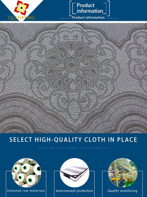 L'oreiller double face de matelas de jacquard tricoté par modèle royal pèlent le tissu respirable amical