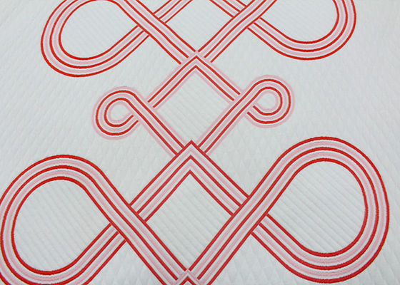 Le textile à la maison a tricoté le tissu respirable d'oreiller de matelas d'oreiller de tissu de jacquard adapté aux besoins du client