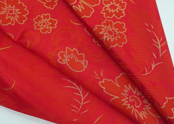 Vente en gros de textile à domicile Tissu de matelas imprimé en or 100 Tissu de matelas en polyester