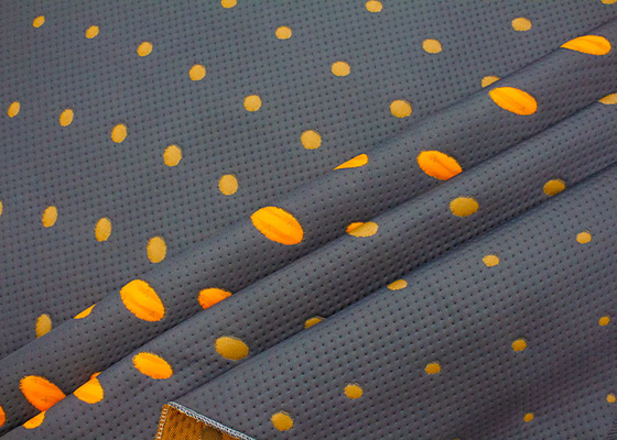 Le fil de rotation de tissu de textile de maison de technologie de vortex a teint le tissu de matelas tricoté par jacquard