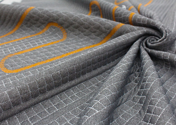 Nouveau tissu de haute qualité tricoté de literie de tissu de matelas de tissu de polyester de jacquard