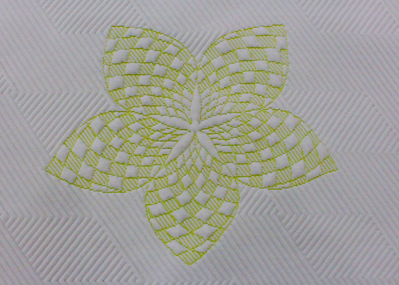 Le polyester a tricoté le tissu de maison de jacquard pour le tissu Tissu-tricoté par matelas