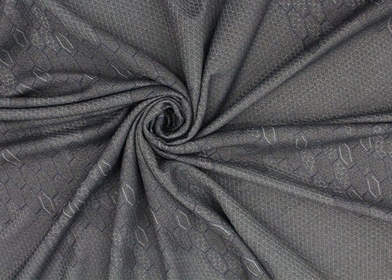 tissu de toile piquant de Gray Polyester Knitted Jacquard Protective de tissu du matelas 260gsm