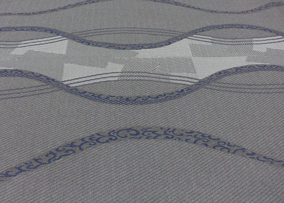 tissu de toile piquant de Gray Polyester Knitted Jacquard Protective de tissu du matelas 260gsm