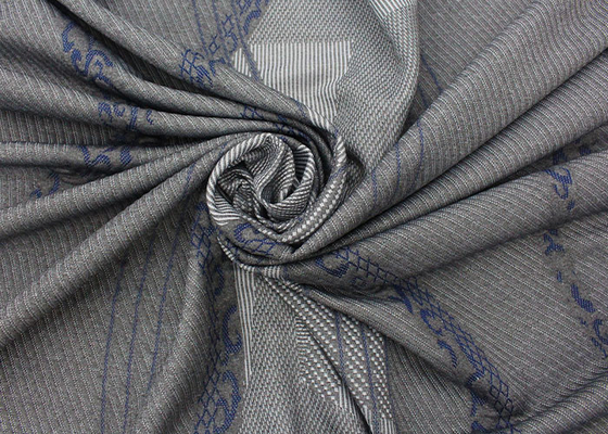 tissu de toile piquant de Gray Polyester Knitted Jacquard Protective de tissu du matelas 260gsm