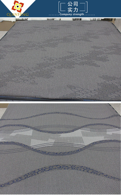 tissu de toile piquant de Gray Polyester Knitted Jacquard Protective de tissu du matelas 260gsm