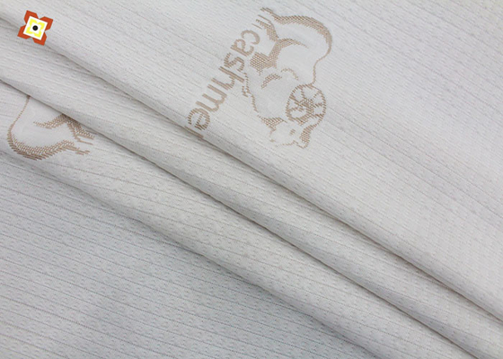 Outre du type piquant tricoté blanc tache de pongé de tissu de matelas de jacquard de textile