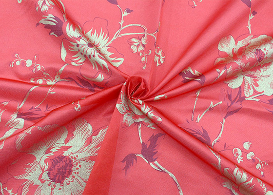 L'anti chaîne 100% d'impression de poudre d'or de tissu de matelas de polyester d'odeur a tricoté