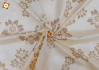 La chaîne de tissu de matelas de polyester de 210CM a tricoté la laine moulue imprimée de tissu de poudre d'or de tissu